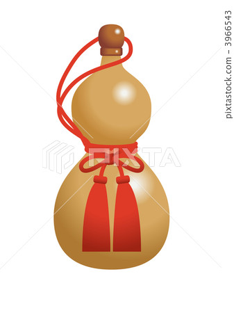 Illustration of an old liquor bottle. Gourd type. Illustration of an old liquor bottle. Gourd type. 3966543