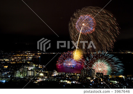 Waterfront fireworks 3967646