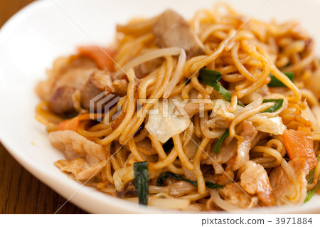 美味的自製炒麵 3971884