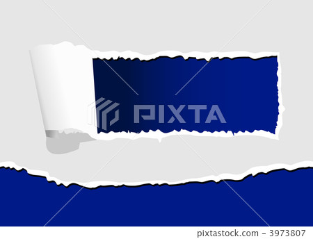 Torn paper with hole Torn paper with hole 3973807