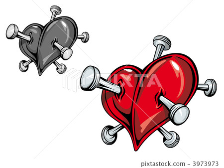 Retro heart tattoo Retro heart tattoo 3973973