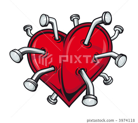 Broken heart tattoo 3974118