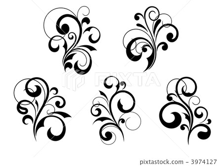Floral elements and patterns Floral elements and patterns 3974127
