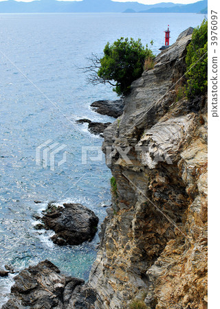 Cape with a fishbird tower 3976097