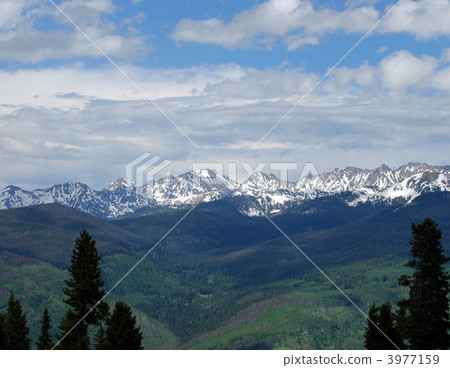 夏季落基山脈 3977159