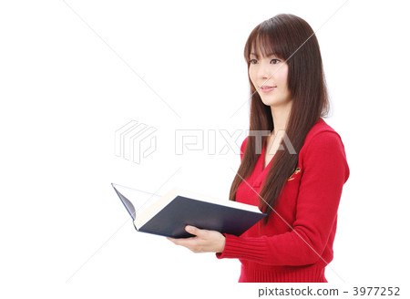 A woman with a book 3977252