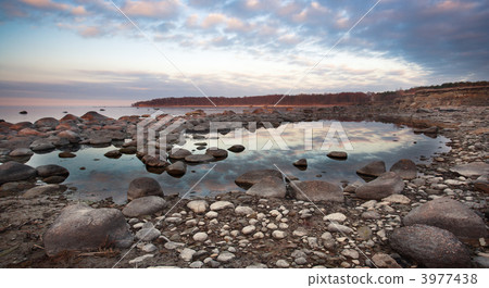 low tide sea shore 3977438