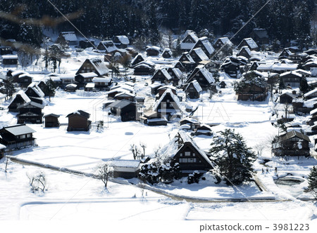 冬天白川鄉 冬天白川鄉 3981223