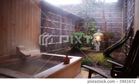 Guest room open-air bath 3981672