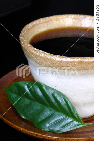 coffee and coffee leaf, leaves of the coffee plant, break time 3983259