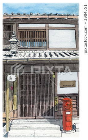 Watercolor pain Kawahara-cho Watercolor pain Kawahara-cho 3984351