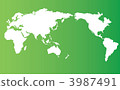 World Map Green 3987491