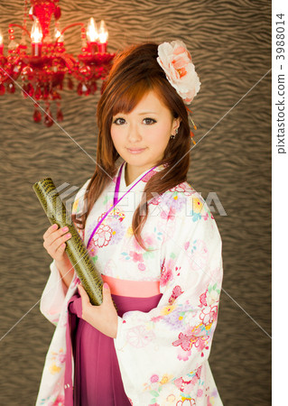 畢業典禮的女性 3988014