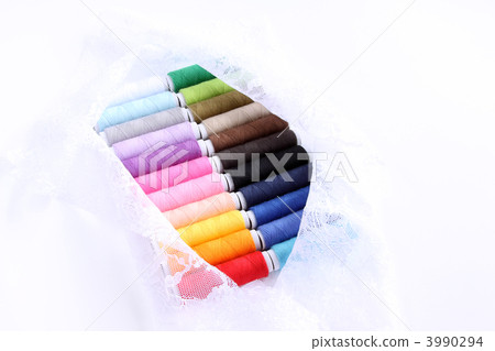 Colorful thread winding A 3990294