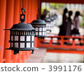 hanging lantern, itsukushima shrine, lantern 3991176