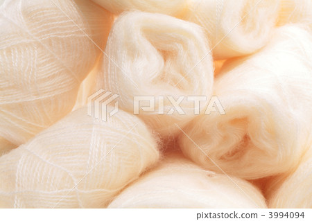 White wool yarn White wool yarn 3994094