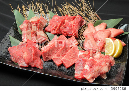 Assorted grilled meat 3995286