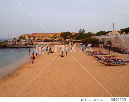Beach on Senegal · Gore Island Beach on Senegal · Gore Island 3996333