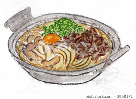 Blurry udon noodles 3998171