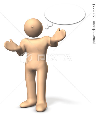 顯示自我介紹的3DCG例證 顯示自我介紹的3DCG例證 3998631