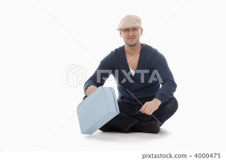 man with a suitcase 4000475