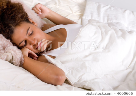 Sleeping african lady Sleeping african lady 4000666