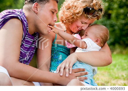 Happy young family Happy young family 4000893