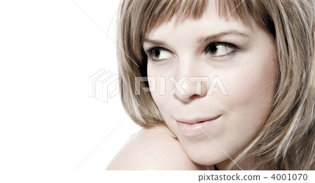 model looking over her shoulder model looking over her shoulder 4001070