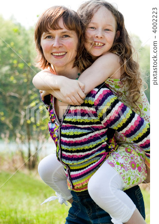 Bunnyhopping with my mom 4002223