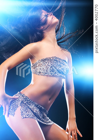 Young sexy dancing woman 4002770