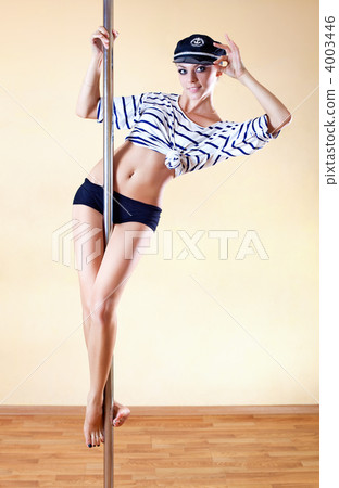 Young sexy pole dance woman 4003446