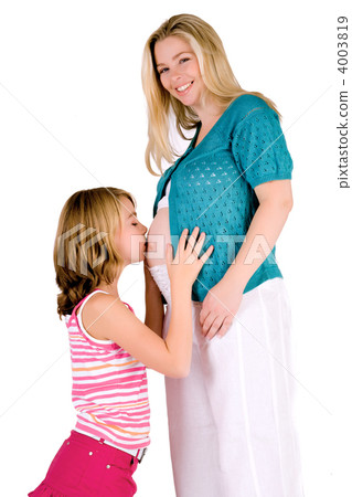 Kissing my aunts unborn baby through her belly Kissing my aunts unborn baby through her belly 4003819