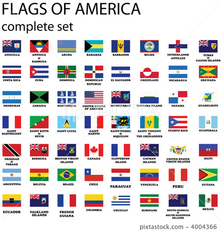 American continent flags American continent flags 4004366
