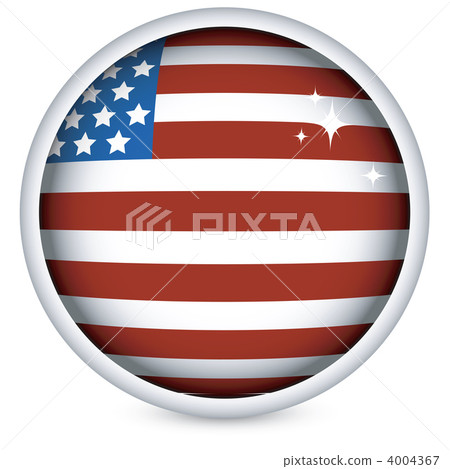 American flag button American flag button 4004367