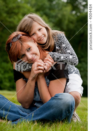 Happy girl with her mom Happy girl with her mom 4004484