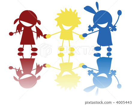 Colored children Colored children 4005443