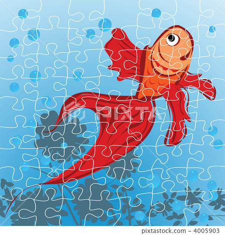 Red fish puzzle 4005903