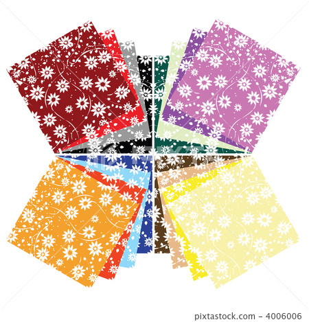 Floral texture in many colors 4006006