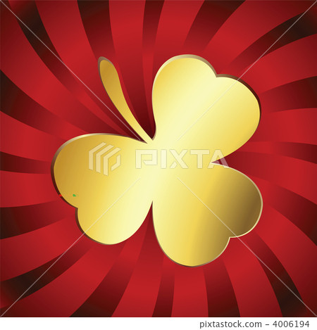 Golden lucky clover 4006194