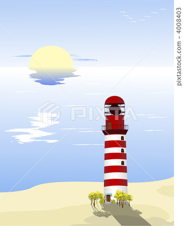 Lighthouse on the beach 4008403