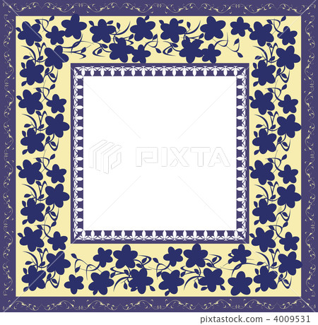 Stylized floral frame Stylized floral frame 4009531