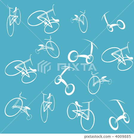 Vector bikes background - Stock Illustration [4009885] - PIXTA