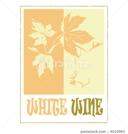 White wine label 4010065