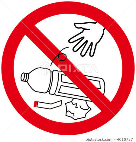 Do not litter 1-1 4010787
