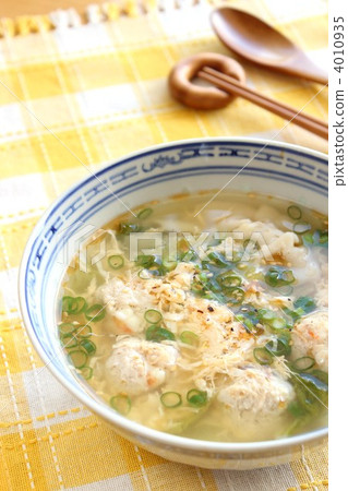 中國湯用蝦用肉餃子 4010935