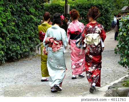 Kyoto Arashiyama Kimono Women Kyoto Arashiyama Kimono Women 4011761