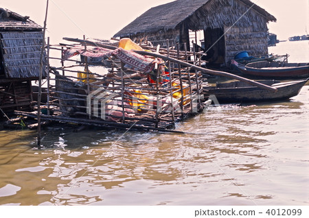 水沉降（洞里薩湖/柬埔寨） 4012099