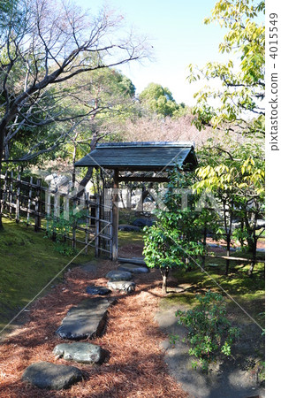 Swan garden in winter Plum gates Swan garden in winter Plum gates 4015549