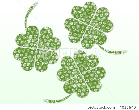 四葉三葉草MIX 3輪 4015640