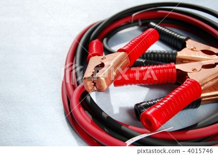 booster cable, red and black, trouble 4015746
